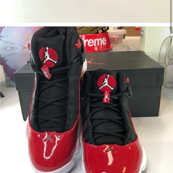 Men’s AirJordan 6 Rings men’s size 9.5?red sneakers - Picture 3 of 11